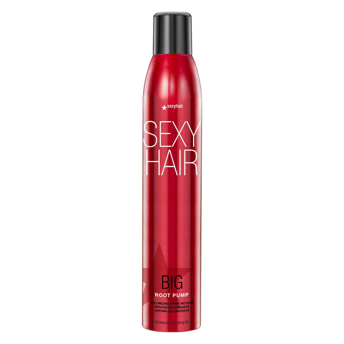 Sexyhair Big Root Pump Mousse 10 Oz - Volumizing Spray With Medium Hold & Humidity Resistance