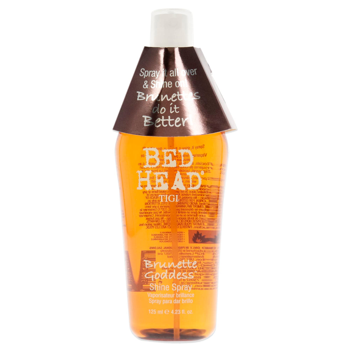 Tigi Bed Head Brunette Goddess Shine Spray, 4.23 Fl Oz - Unisex Hair Shine Treatment