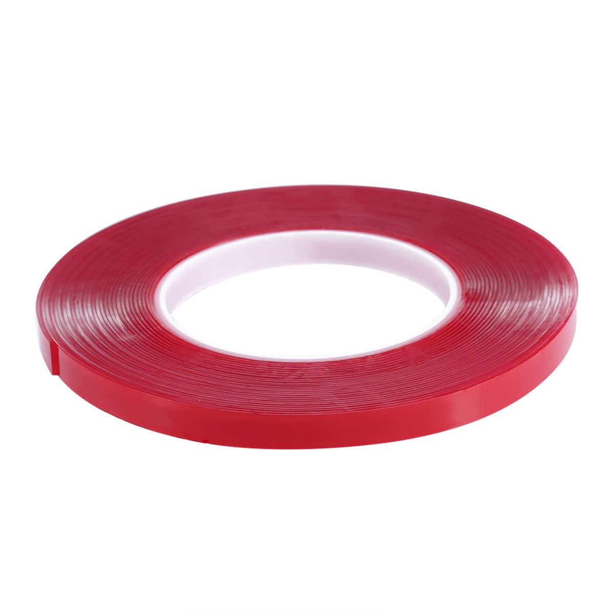 Rotekt 10M Double-Sided Nail Art Adhesive Tape - Clear & Red Sticky Tabs For Press-On Nails