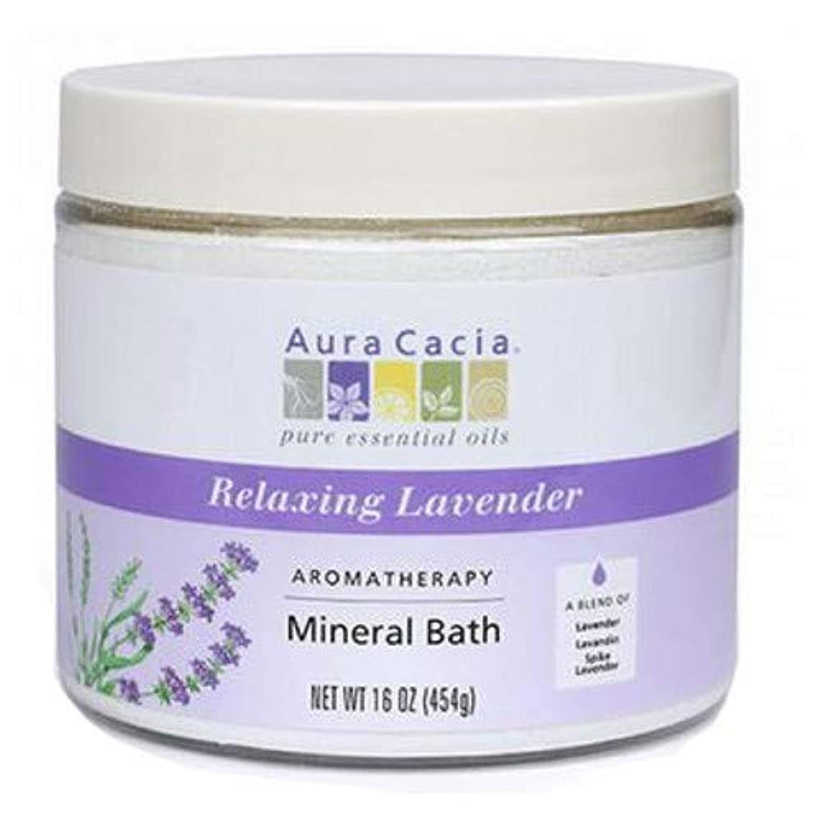 Aura Cacia Lavender Harvest Aromatherapy Mineral Bath - 64 Oz (Pack Of 1)