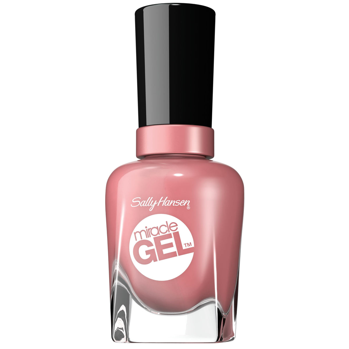 Sally Hansen Miracle Gel Mauve-Olous Pink Nail Polish, Long Lasting, No Uv Lamp Needed, 0.5 Fl