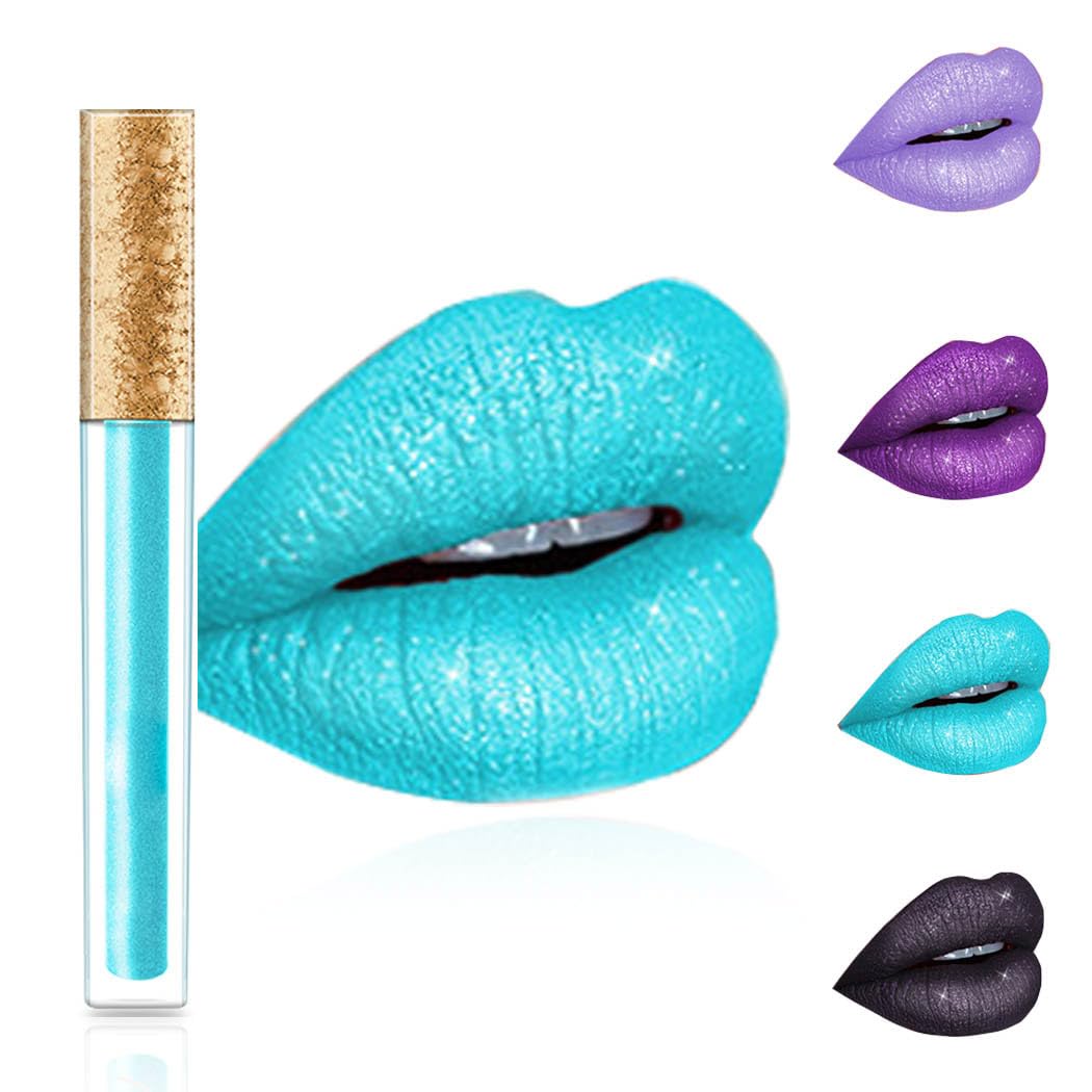 Edanta Matte Lipstick A-Blue 8 | Long Lasting, Waterproof, High Pigment, Non-Stick Cup