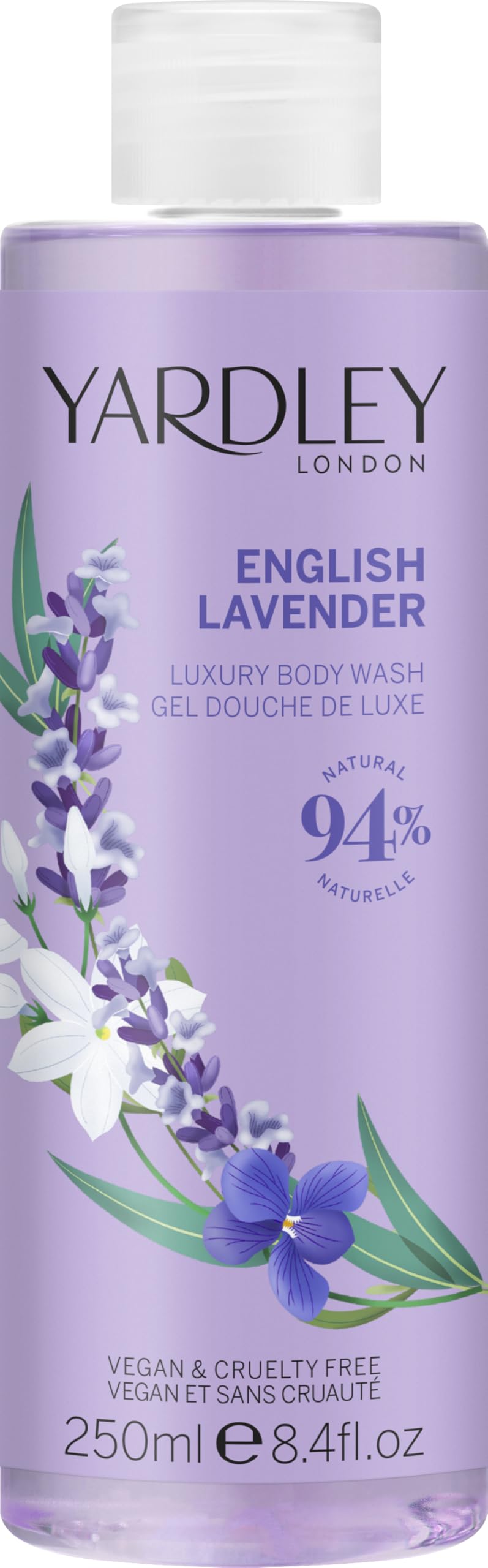 Yardley English Lavender Luxury Body Wash 8.4 Oz For Women - Yardley Of London