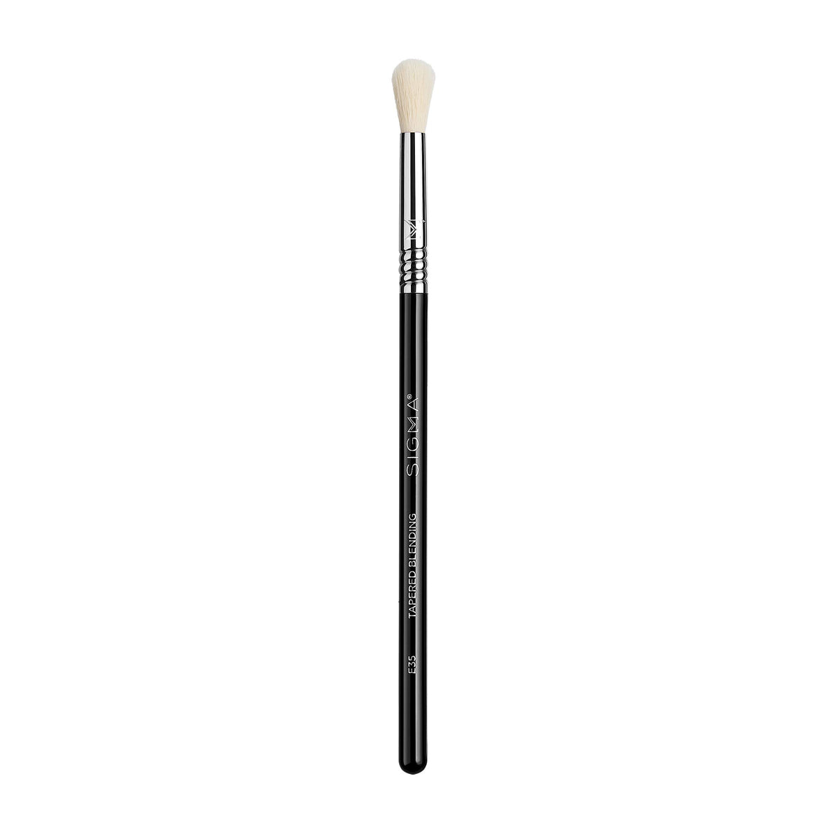 Sigma Beauty Professional E35 Tapered Blending Brush  Professional Eyeshadow Brush for Precision Eyeshadow Blending  Softens Dr