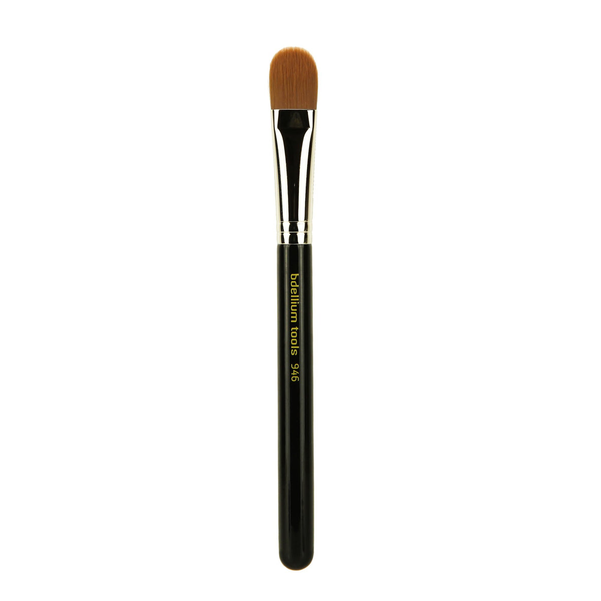 Bdellium Tools Maestro Series 946 Firm Foundation Brush - Black Synthetic Fibers For Blending & Contouring