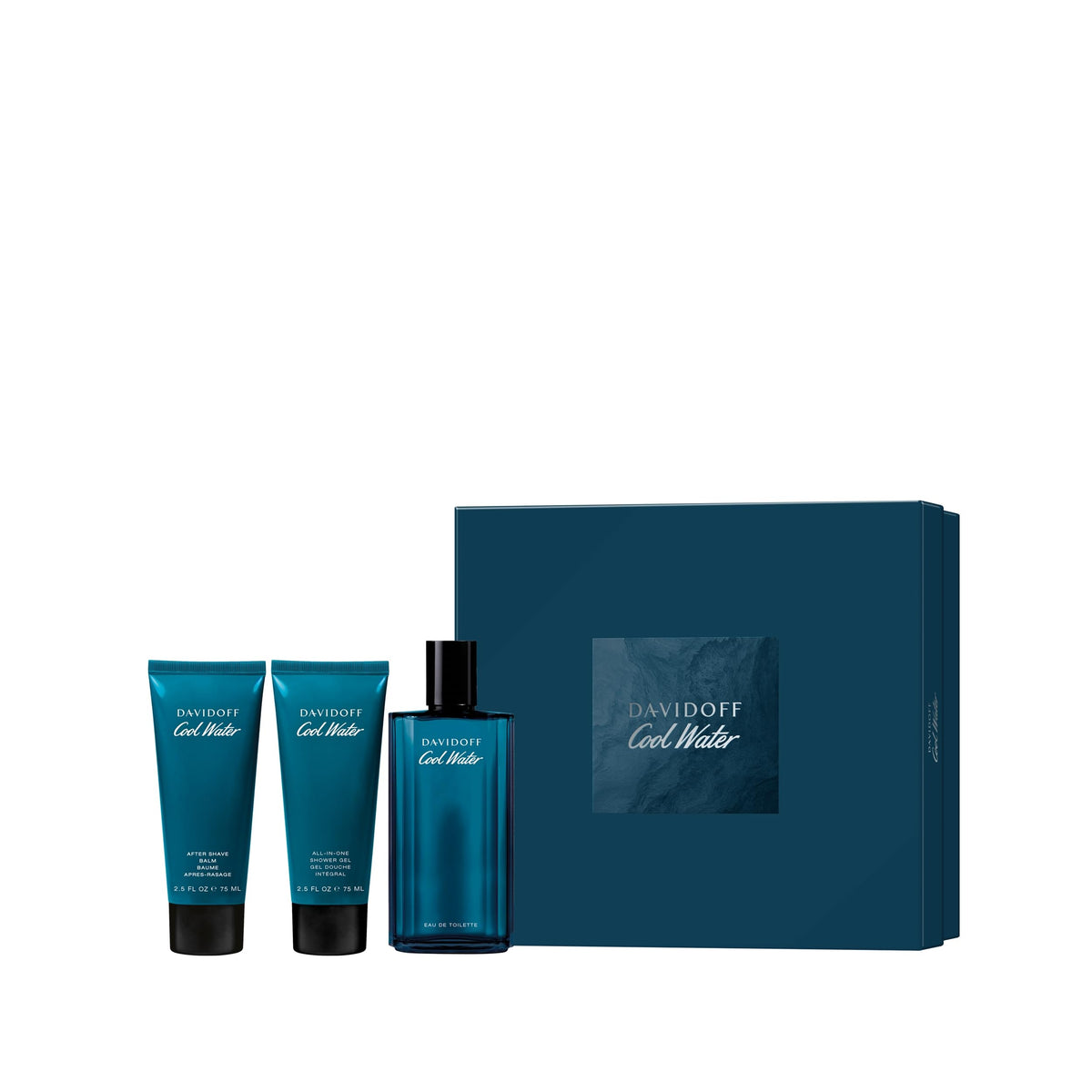 Davidoff Men'S 3-Pc. Cool Water Eau De Toilette Gift Set - 1.3 & 1.6 Fl