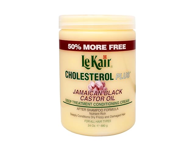 Le Kair Cholesterol Plus Jamaican Black Castor Oil Deep Treatment Cream, 24 Oz.