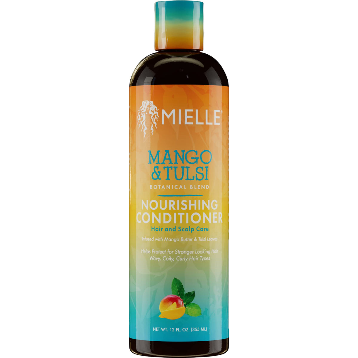 Mielle Organics Mango & Tulsi Nourishing Conditioner, 6 Fl Oz - Hydrating & Revitalizing Hair Care