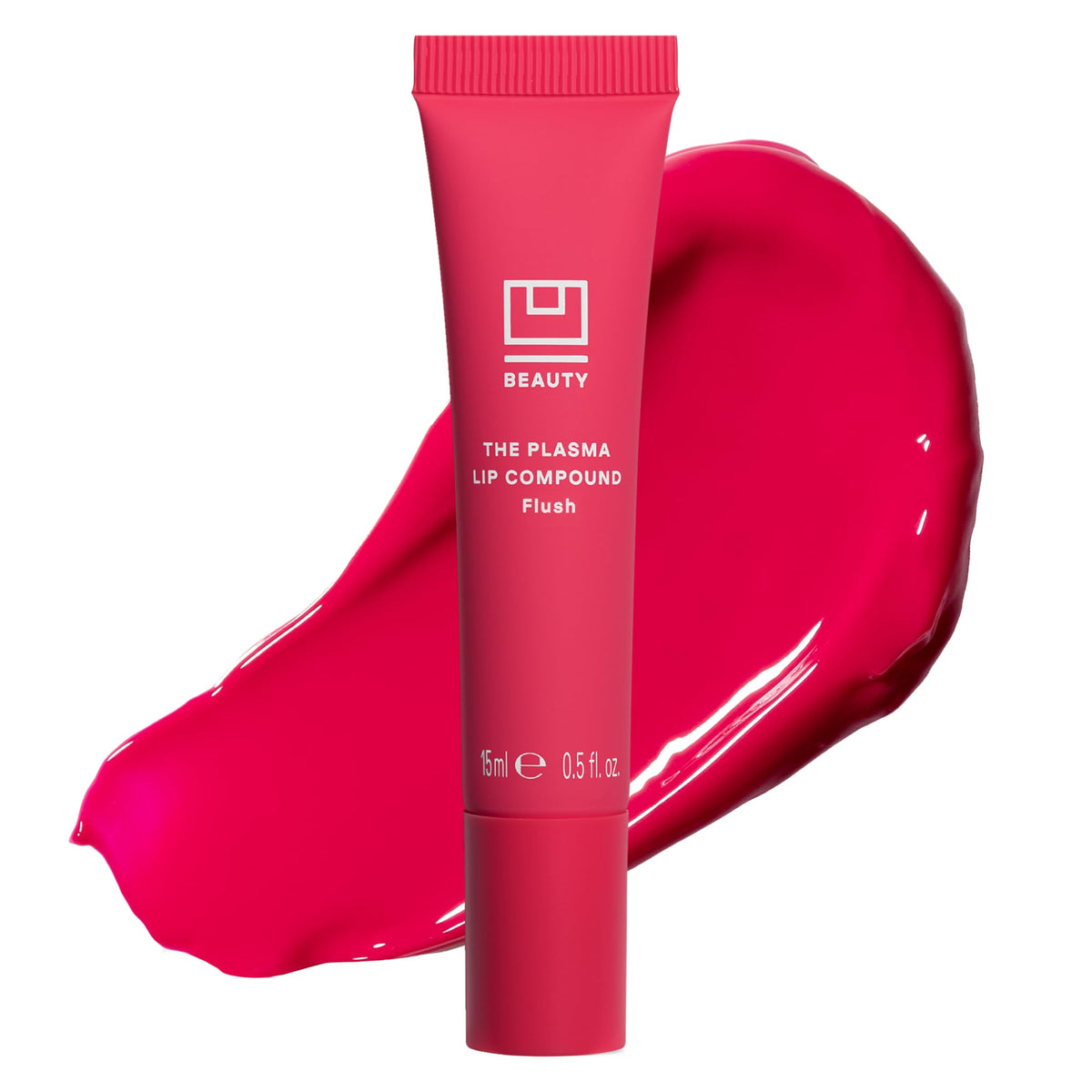 U Beauty Plasma Tinted Lip Compound - Hot Pink Lip Gloss With Hyaluronic Acid & Shea Butter, 15 Ml