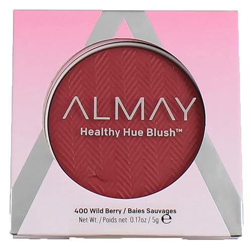 Almay Healthy Hue Blush, Wild Berry 400 - Pack Of 2, 0.17 Oz - Berry Color