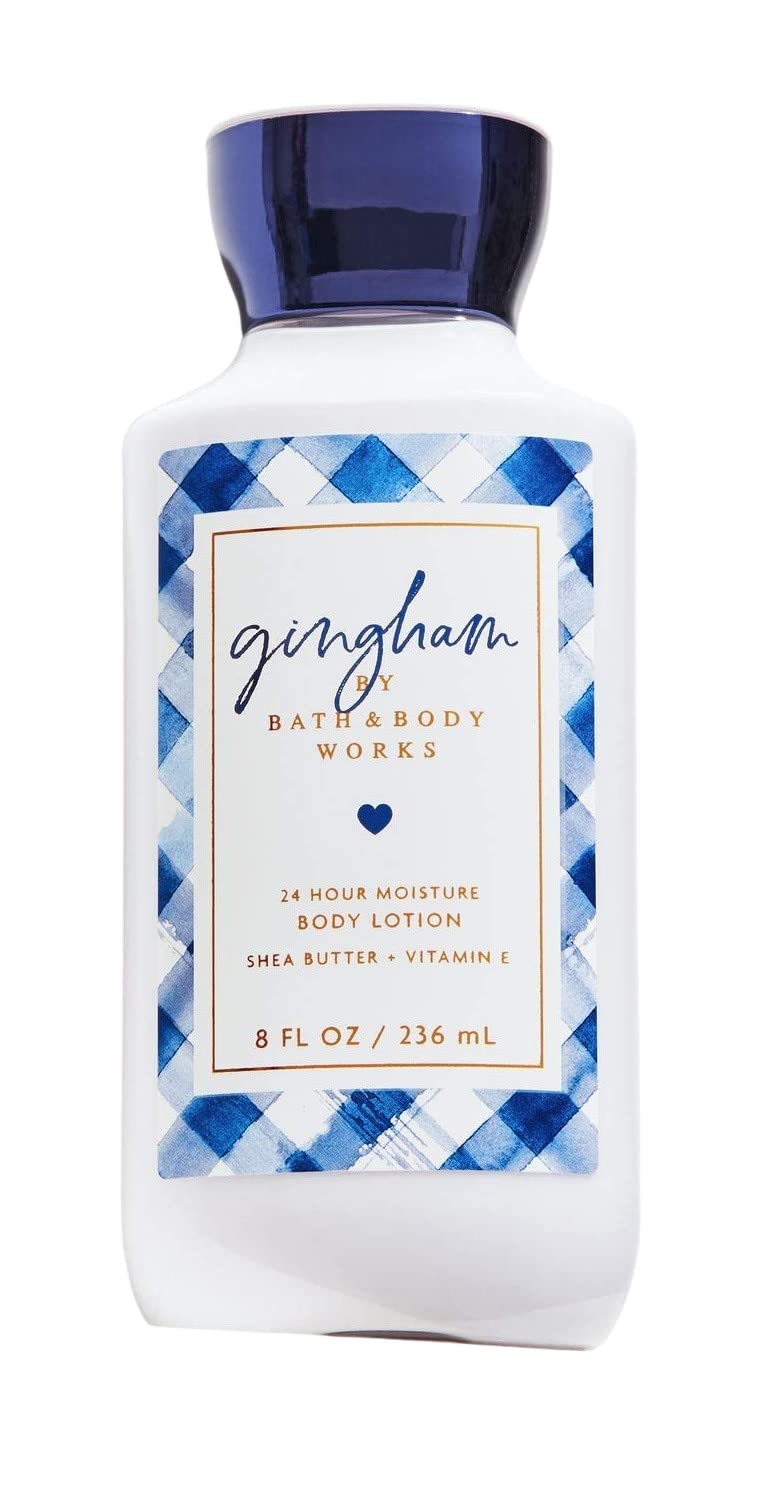 Bath & Body Works Gingham Super Smooth Body Lotion 8 Fl Oz - Hydrating & Nourishing Moisturizer