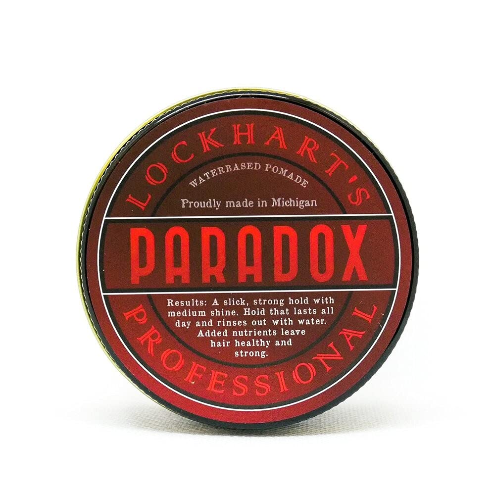 Lockhart’S Paradox Water-Based Pomade For Men - Firm Hold, Medium Shine, Aqua Di Goon Scent, 3.