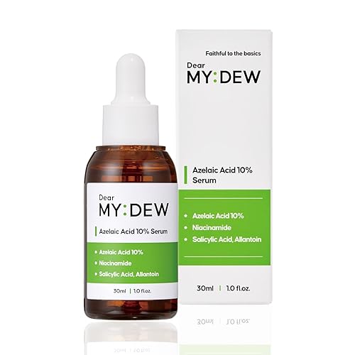 Dearmydew 10% Azelaic Acid Serum - Niacinamide, Salicylic Acid, Acne & Rosacea Treatment,