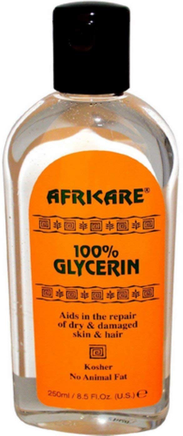 Africare 100% Glycerin, 8.5 Oz, Pack Of 5 - Moisturizing Skin Care Essential