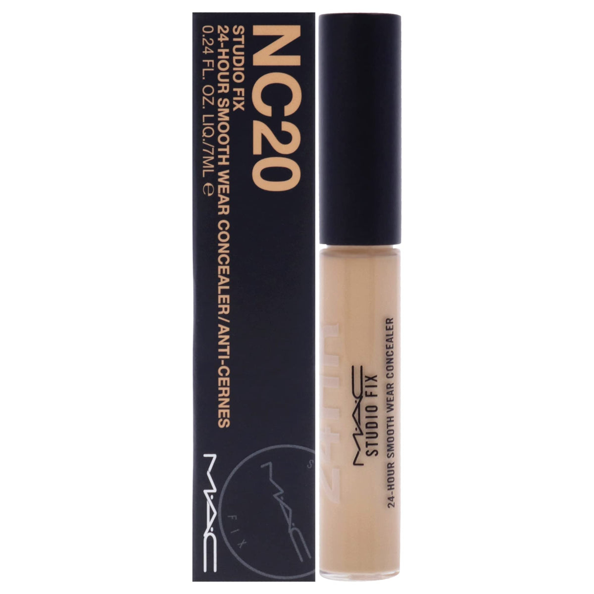 Mac Studio Fix 24 Hour Concealer Nc20 - Smooth Wear, 0.24 Oz, For Women