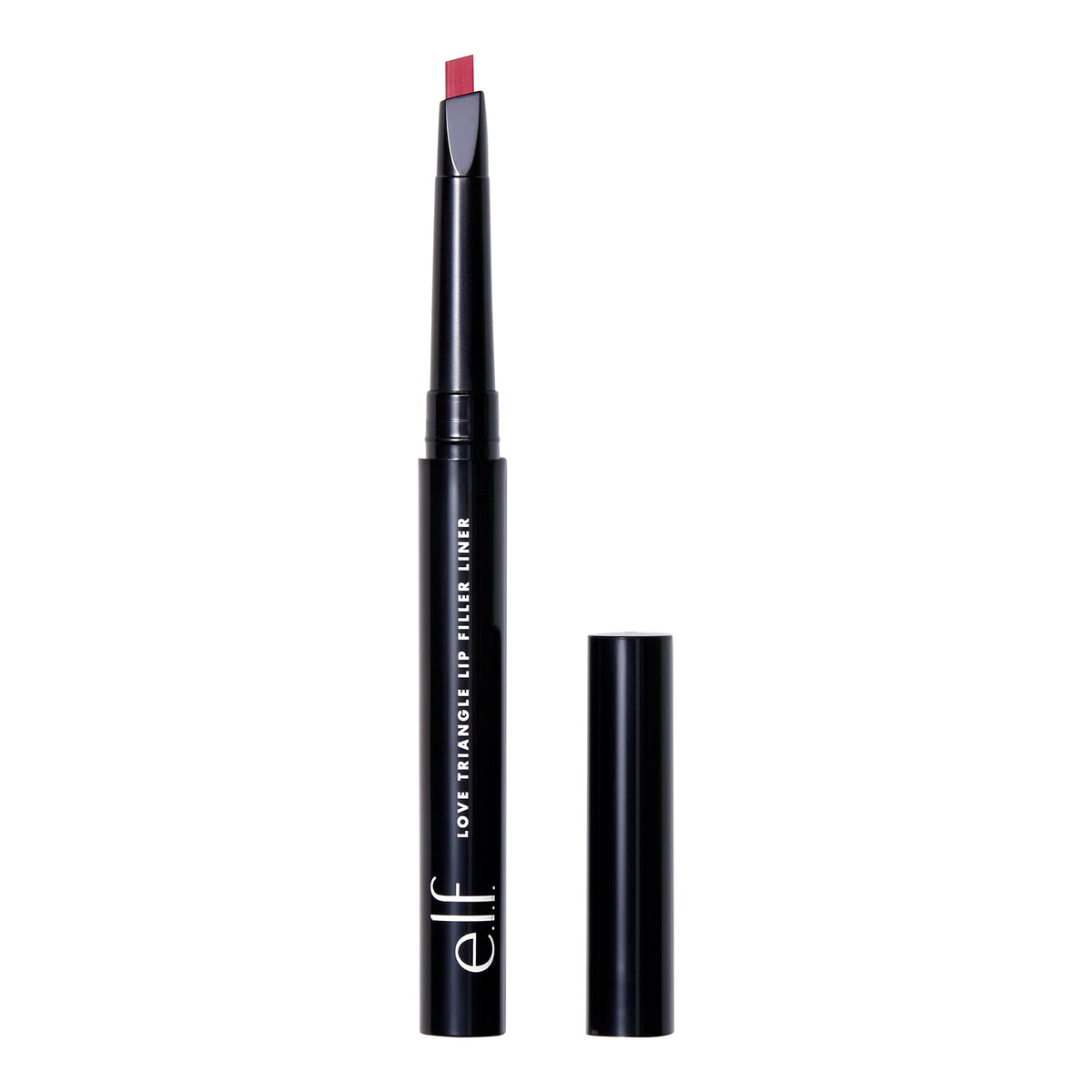 E.L.F. Love Triangle Lip Filler Liner - Hot Pink, 2-In-1 Sculpting & Filling Pencil, Long-