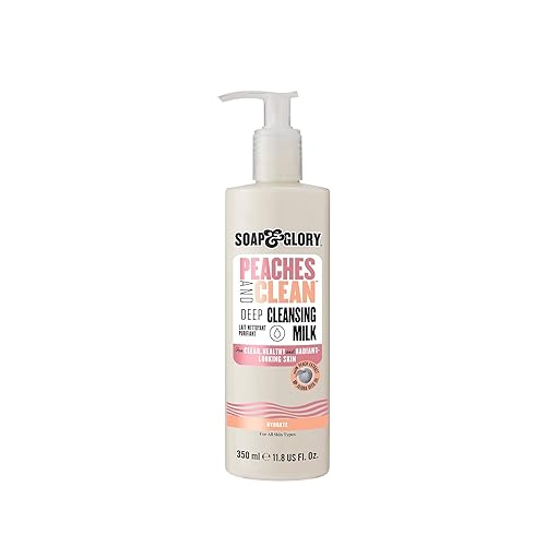 Soap & Glory Peaches & Clean 4-In-1 Milk Cleanser & Makeup Remover - Hydrating 350Ml