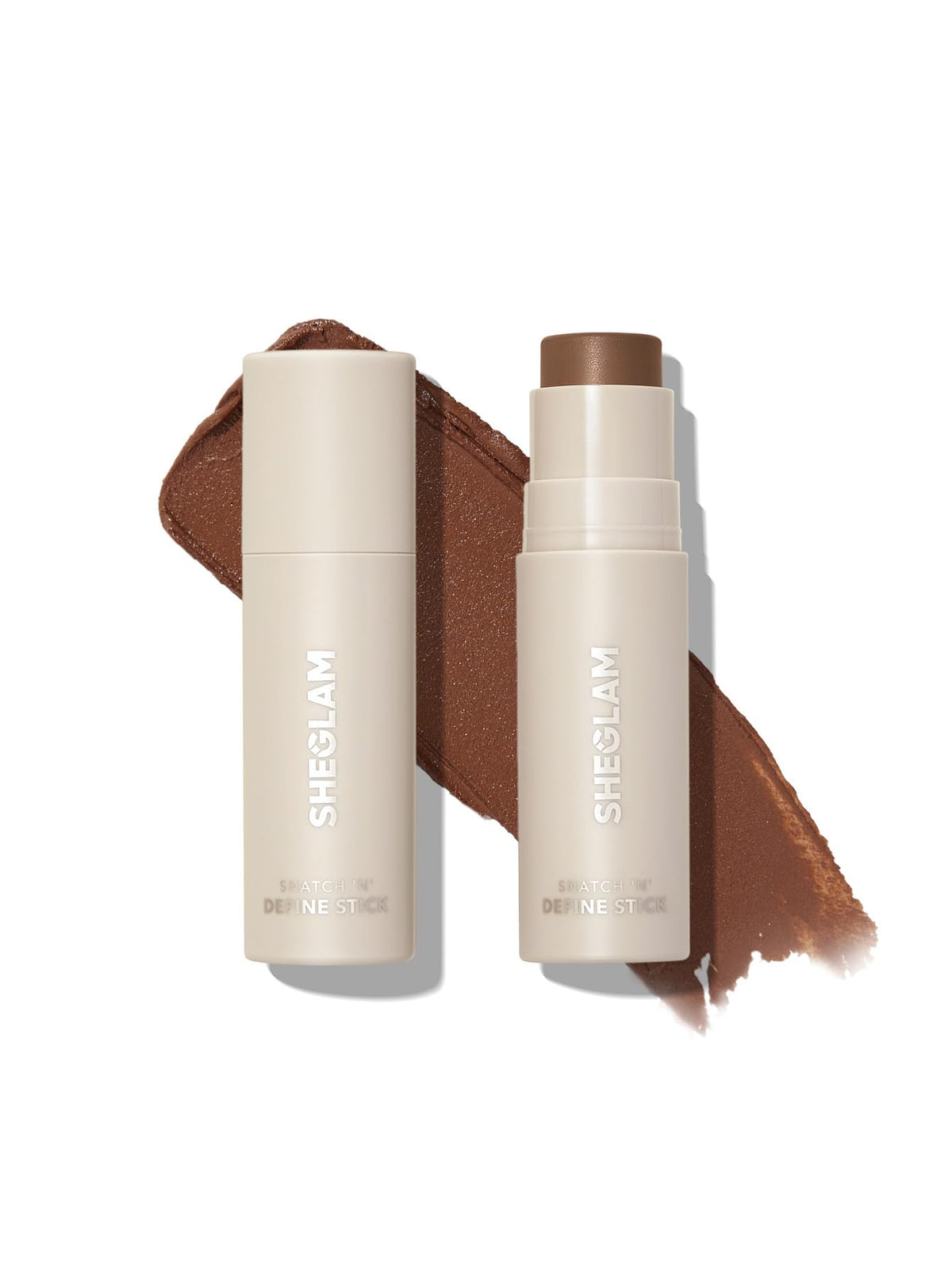 Sheglam Snatch 'N' Define Cream Contour Stick - Long Lasting Highly Pigmented Camel Suede