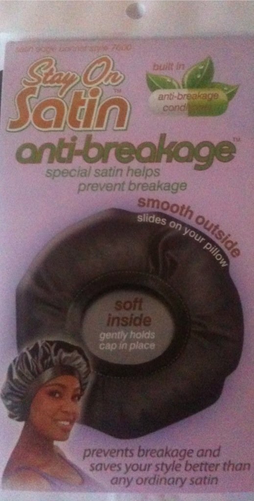 Triple Gro Satin Edge Hair Bonnet Anti-Breakage 1.0 ea.(pack of 2)