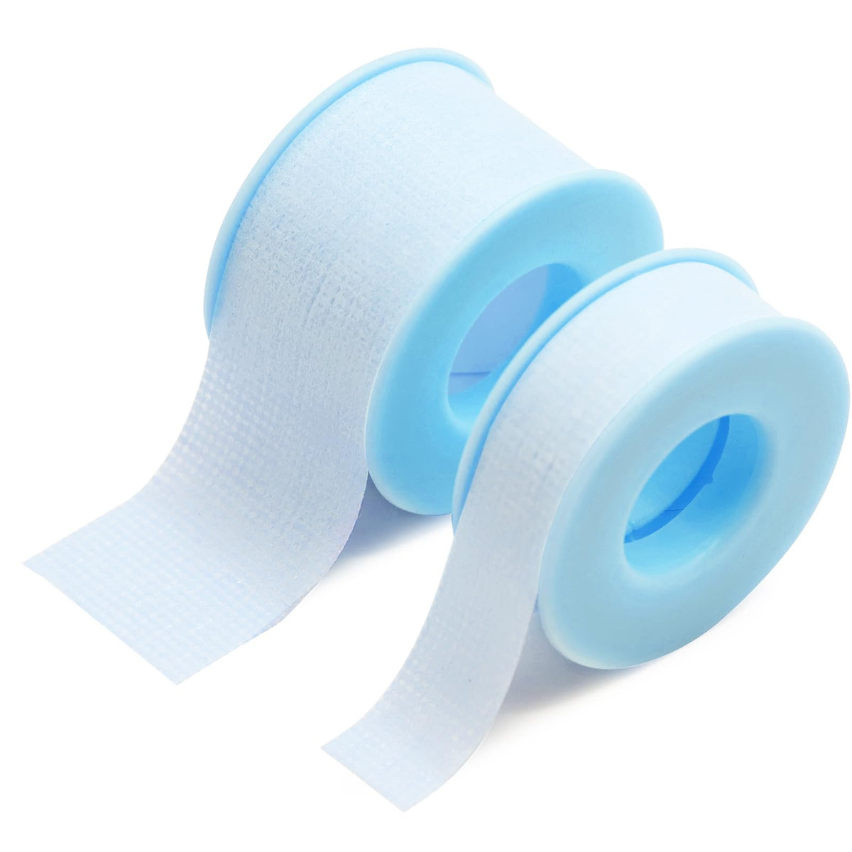 Embagol Blue Lash Tape For Eyelash Extensions - Sensitive Silicone Gel, Easy Tear, 2 Rolls