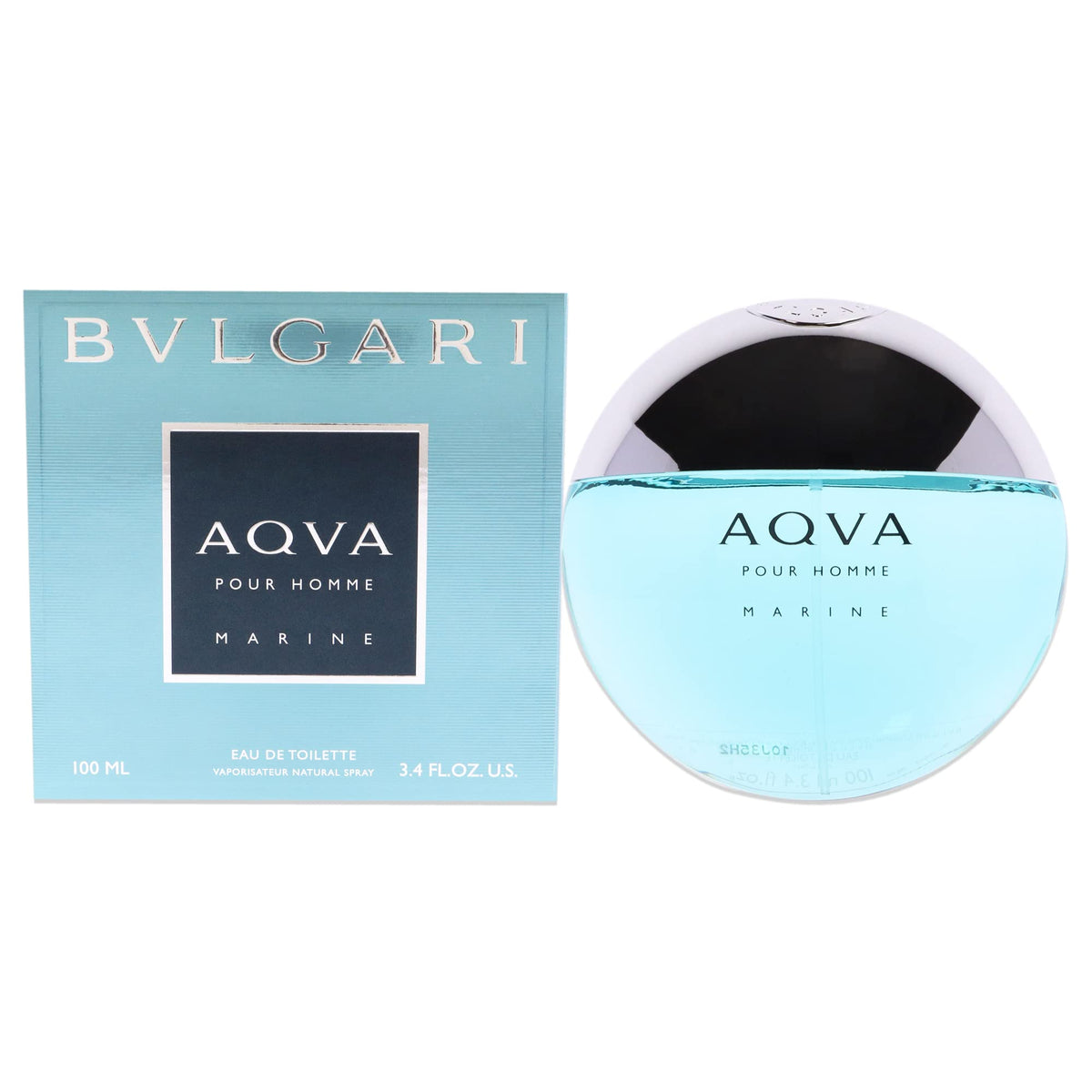 Bvlgari Aqva Marine Pour Homme 3.4 Oz Eau De Toilette Spray - Fresh Men'S Fragrance