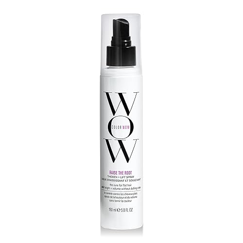 COLOR WOW Raise the Root Thicken + Lift Spray – Volume for Fine, Flat Hair, 5.0 Ounce