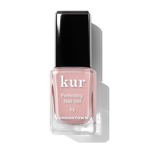 Londontown Nail Veil - Vegan Nail Protectant & Strengthener, Dusty Rose Tint, Chip-Resistant