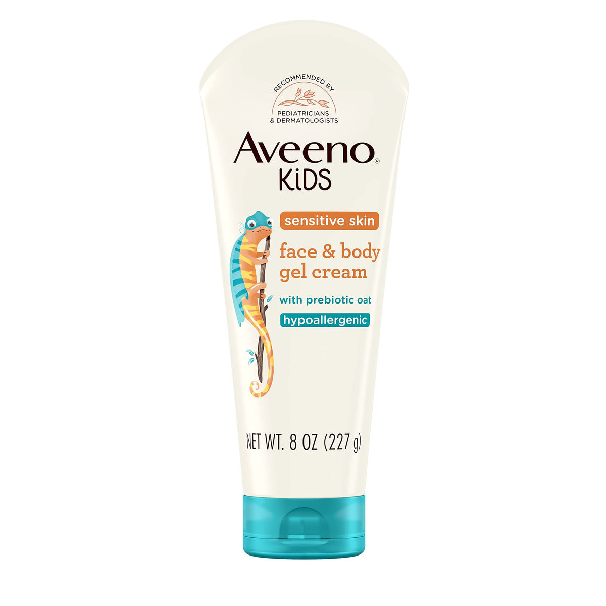 Aveeno Baby Sensitive Skin Gel Cream, 8 Oz - 24 Hour Hydration, Hypoallergenic, Lightweight