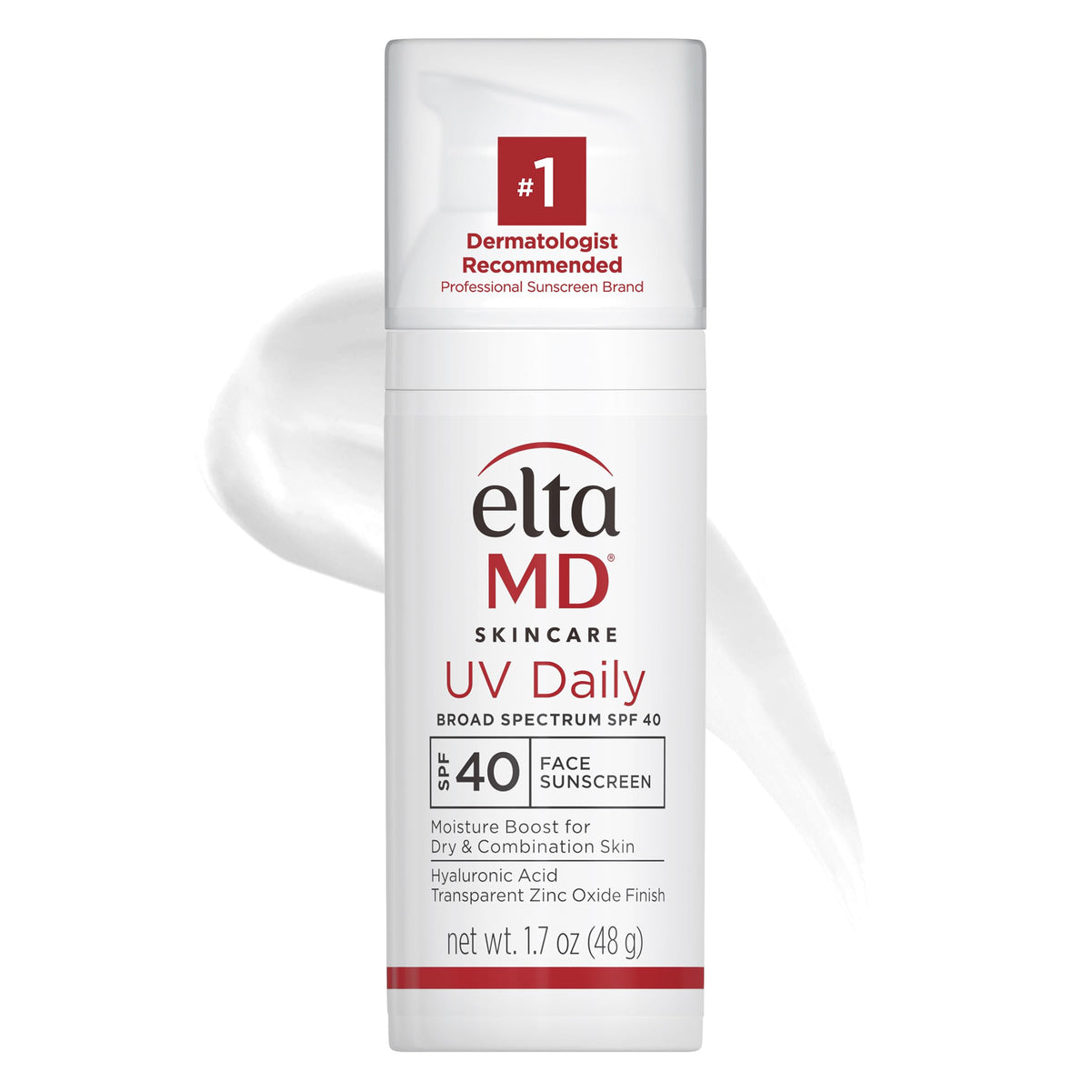 Eltamd Uv Daily Spf 40 Untinted Face Sunscreen Moisturizer, 1.7 Oz Pump