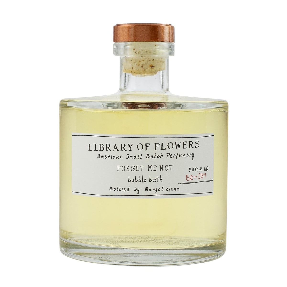 Library Of Flowers Forget Me Not Bubble Bath, 17 Fl Oz - Relaxing, Hydrating, Osmanthus & Orchid