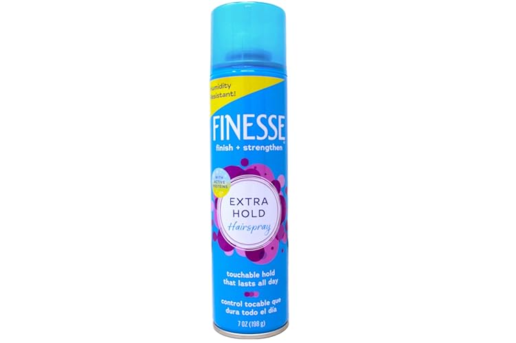 Finesse Self Adjusting Extra Hold Unscented Hair Spray, 7 Oz - Unisex Styling Spray