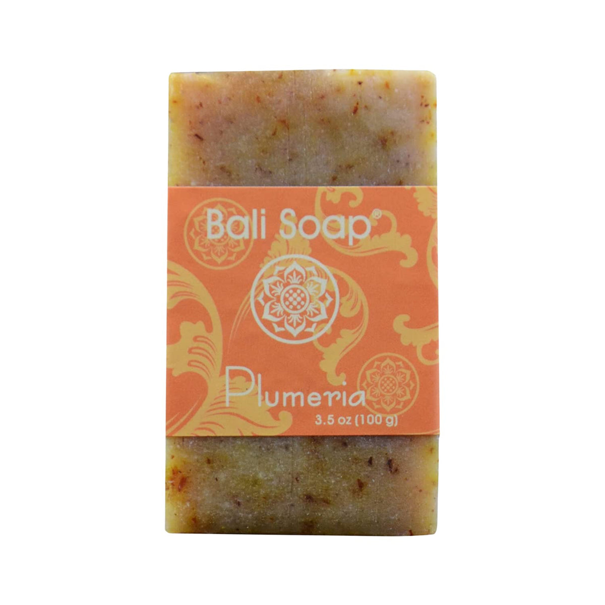 Bali Soap Plumeria Bar Soap - Natural Vegan Exfoliating & Moisturizing - 3 Pack, 3.5Oz