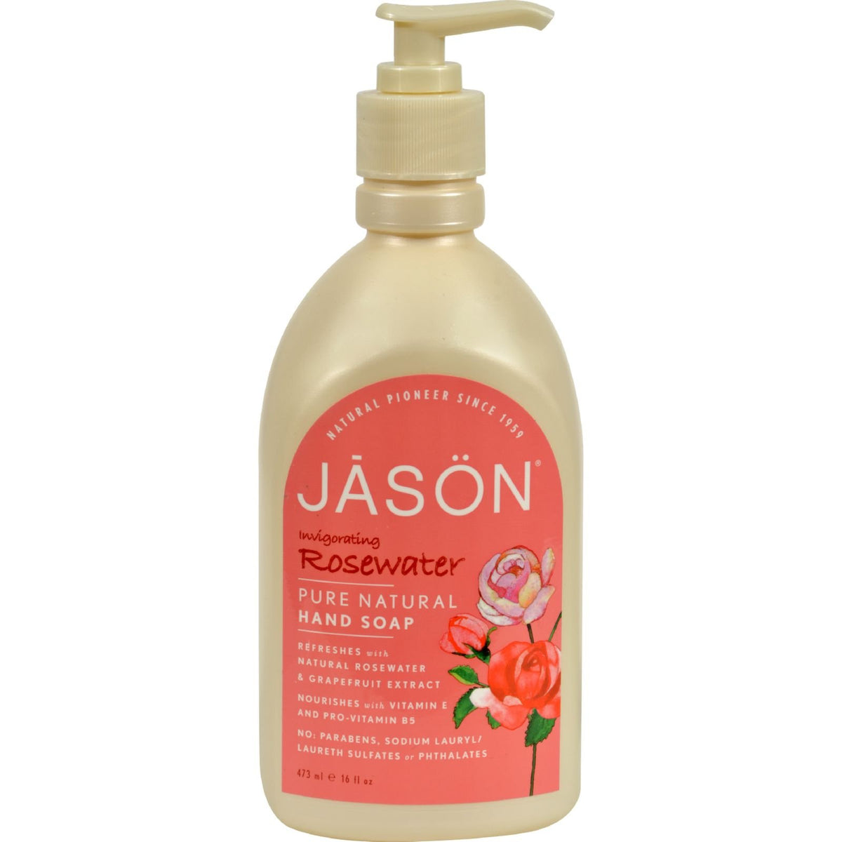 Jason Soap Satin Glyc Rose - 1 Count Moisturizing Soap For Soft Skin