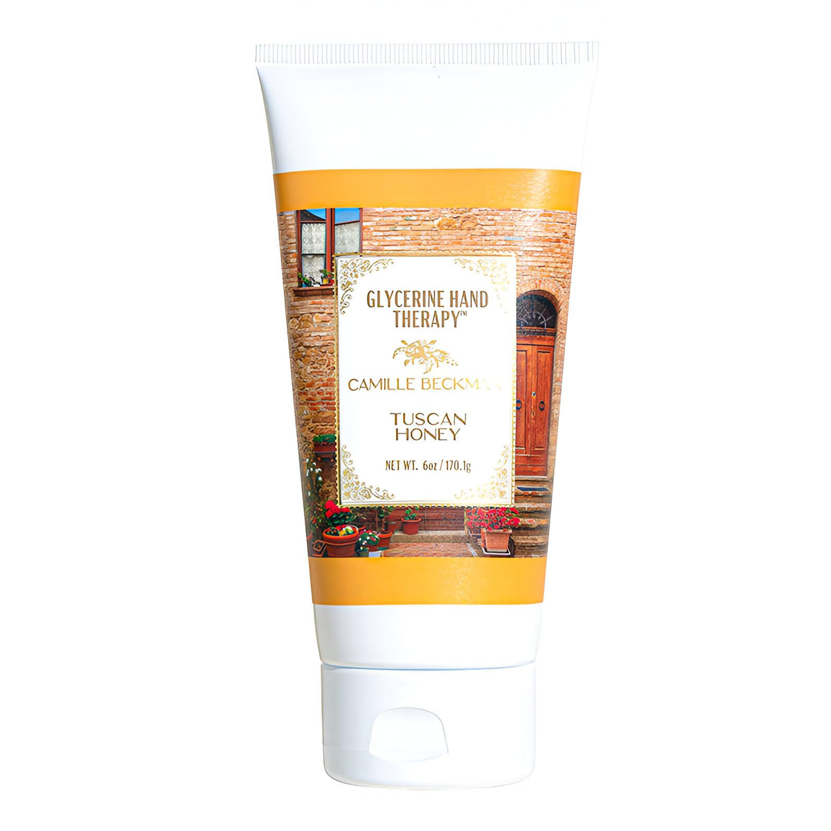 Camille Beckman Glycerine Hand Therapy Cream - Tuscan Honey, 6 Oz, Moisturizing Hand Lotion