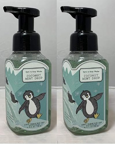 Bath & Body Works Gentle Foaming Hand Soap - Coconut Mint Drop, 8.75 Fl Oz (2 Pack)