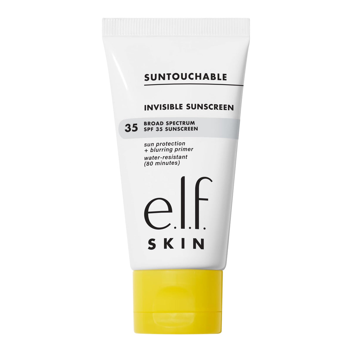 E.L.F. Skin Suntouchable Invisible Spf 35 Sunscreen & Makeup Primer, 1.7 Fl Oz, Vegan,