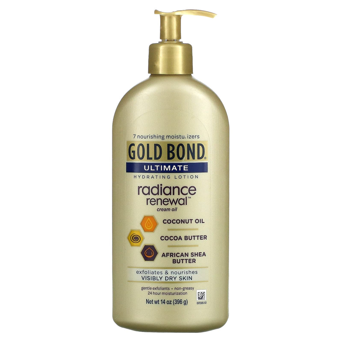 Gold Bond Ultimate Radiance Renewal Cream Oil, 14Oz - 2 Pack Moisturizer For Glowing Skin