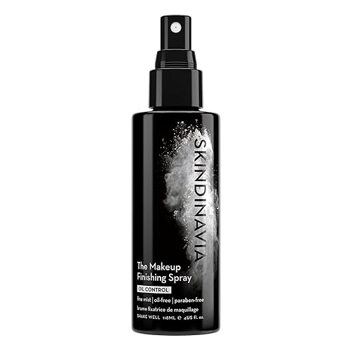 SKINDINAVIA Makeup Finishing Spray, Oil Control, Waterproof, 4 Oz - Long-Lasting, Heat-Resistant