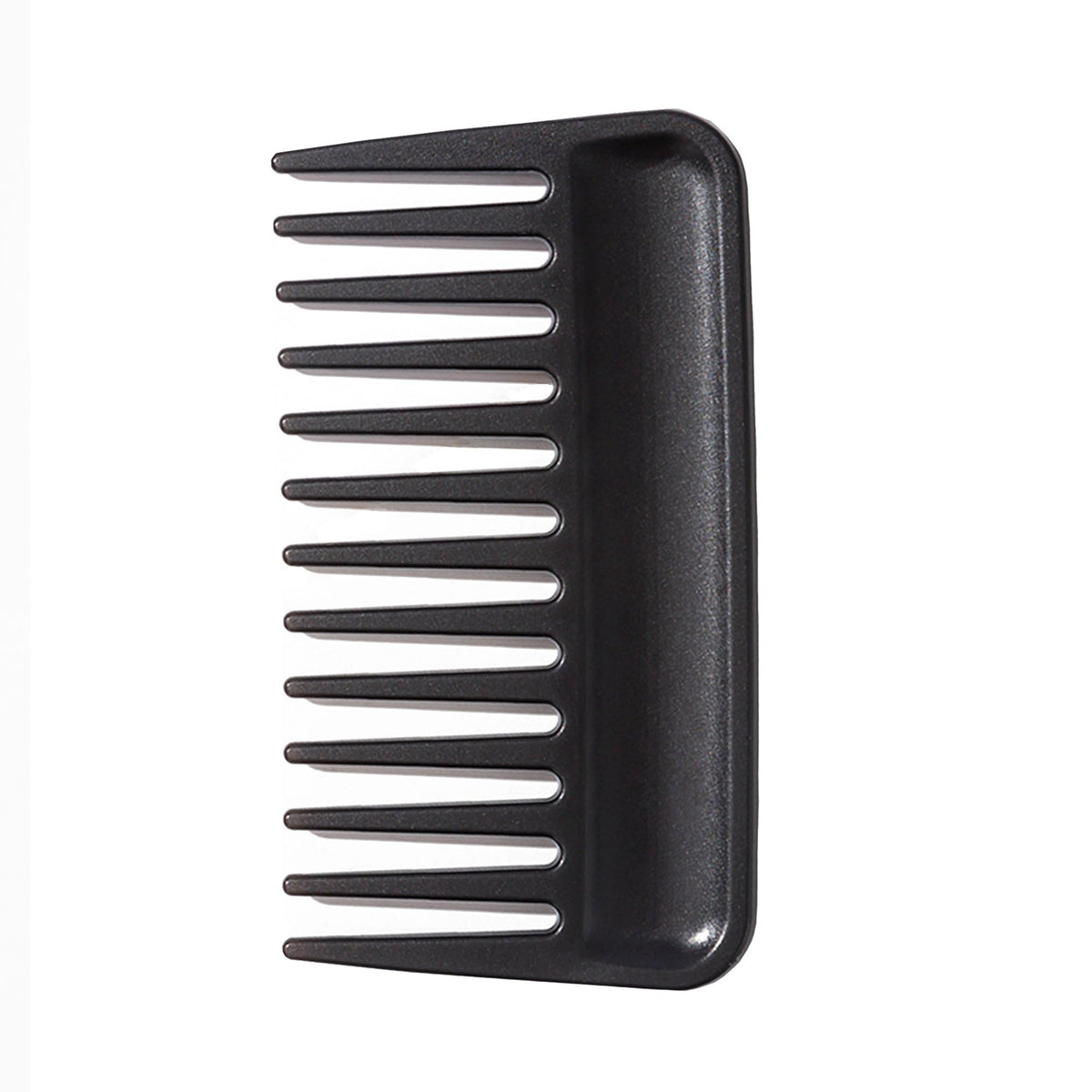 Denlydom Mini Wide Tooth Comb - Travel Hair Detangler For Curly/Wavy Hair, Pocket Size, Black