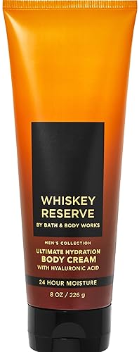 Bath & Body Works Whiskey Reserve Ultra Shea Body Cream, 8 Ounce For Men