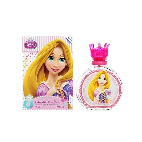 Disney Tangled Rapunzel Eau de Toilette Spray 3.4 Oz - Enchanting Fragrance for Girls and Fans of Disney Princesses