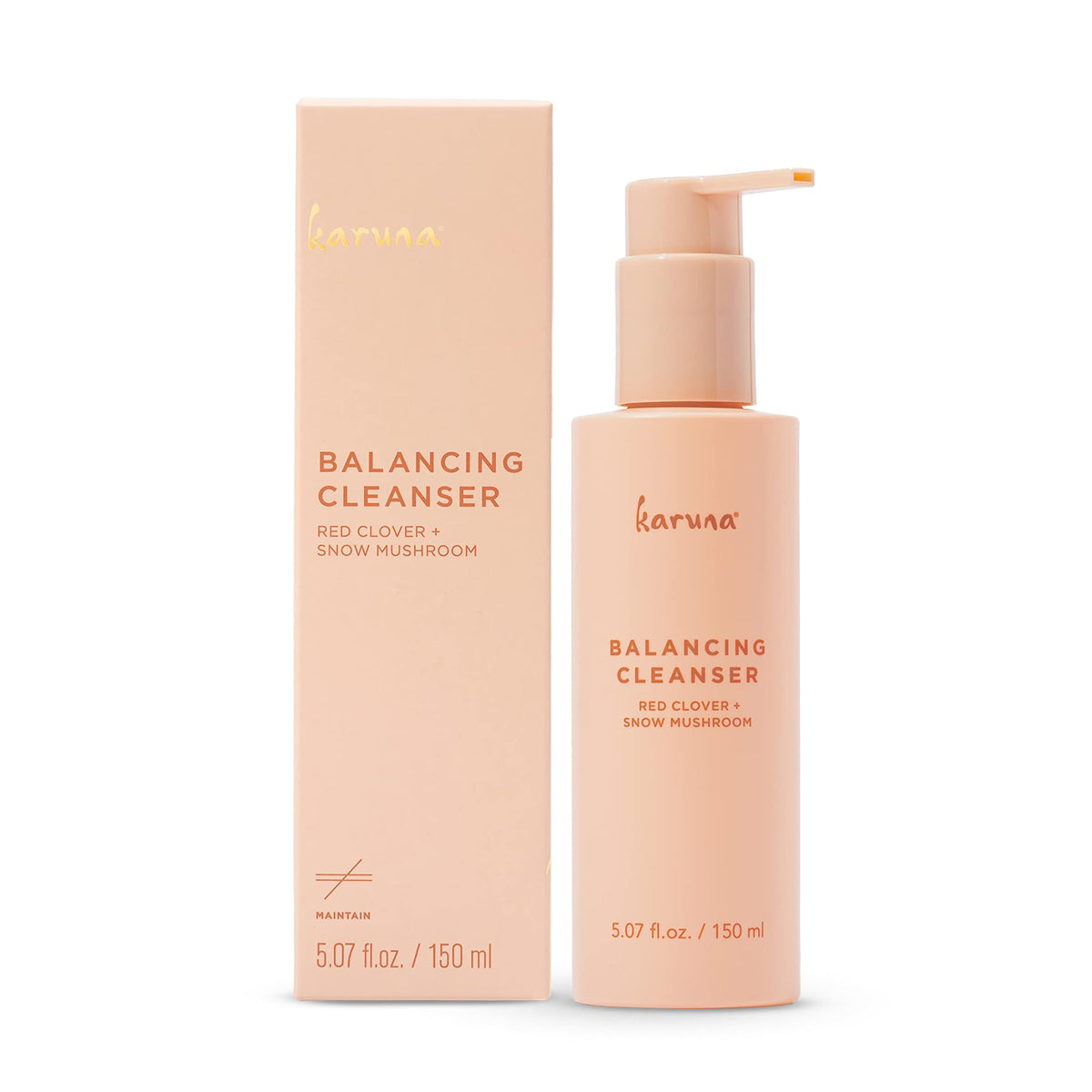 Arzer Karuna Balancing Facial Cleanser, Hydrating Foaming Wash With Red Clover & Lavender, 150Ml