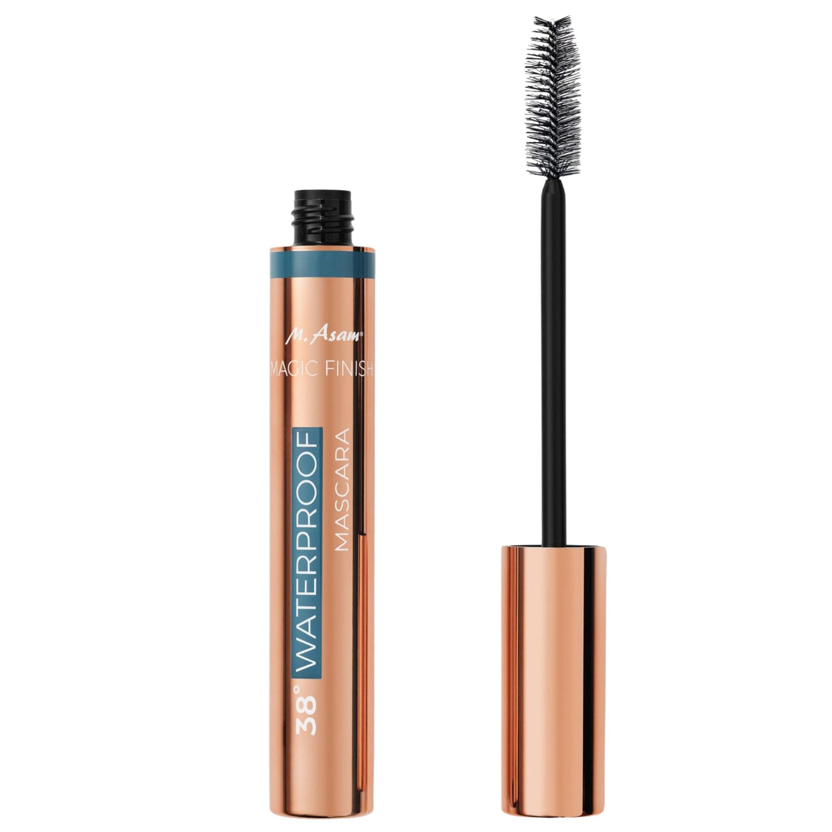 M. Asam Magic Finish Waterproof Mascara Deep Black - Volume, Length, Vegan, Easy Removal