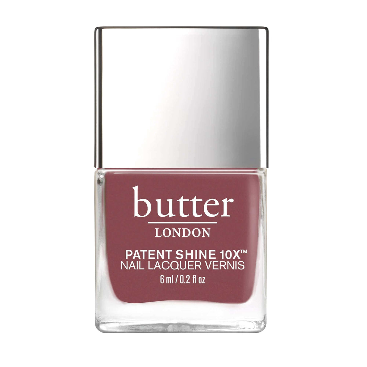 Butter London Patent Shine 10X Nail Lacquer - Toff, 0.2 Fl Oz, Long-Lasting Nail Polish