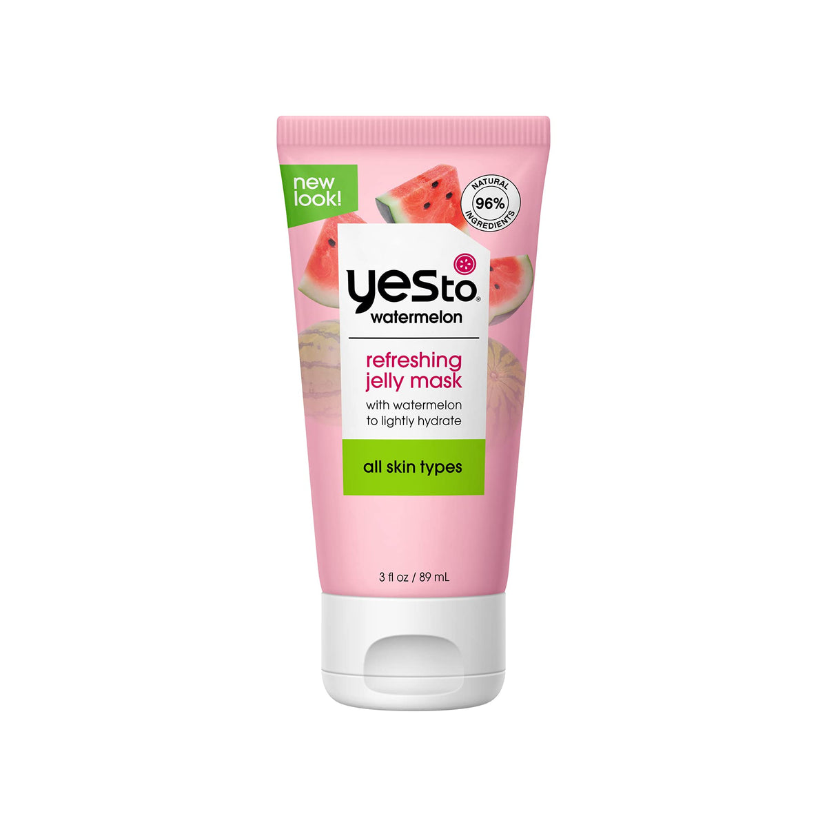 Yes To Watermelon Refreshing Jelly Mask, Vegan Hydrating Gel With Antioxidants, 3 Fl Oz