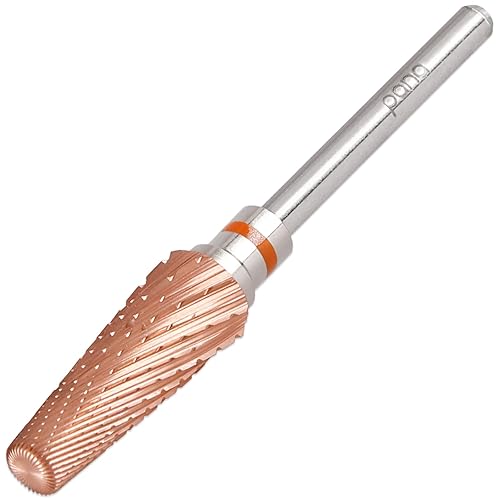 Beauticom Usa Pana 5-In-1 Tungsten Drill Bit Set - Rose Gold, 3/32&quot; Shank, Fast