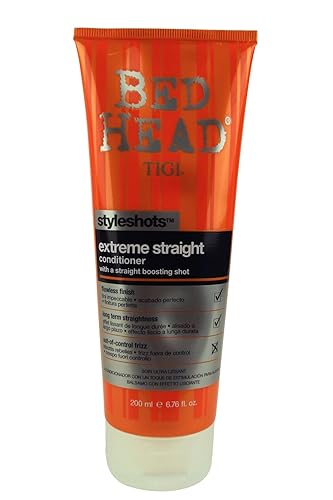 Tigi Bed Head Styleshots Extreme Straight Conditioner, 6.76 Oz - Sleek Hair Care Solution