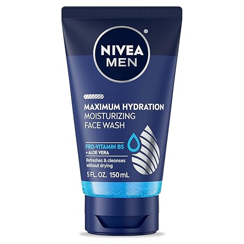 Nivea For Men Original Moisturizing Face Wash, 5 Oz - Hydrating, Refreshing Cleanser