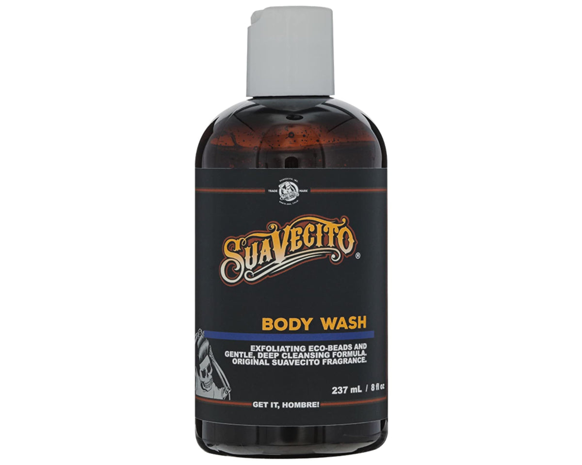 Suavecito Men'S Body Wash 8 Oz - Exfoliating Deep Clean Shower Gel With Original Fragrance