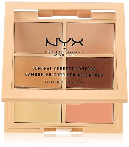 NYX PROFESSIONAL MAKEUP Conceal Correct Contour Palette - Light, 1 Count